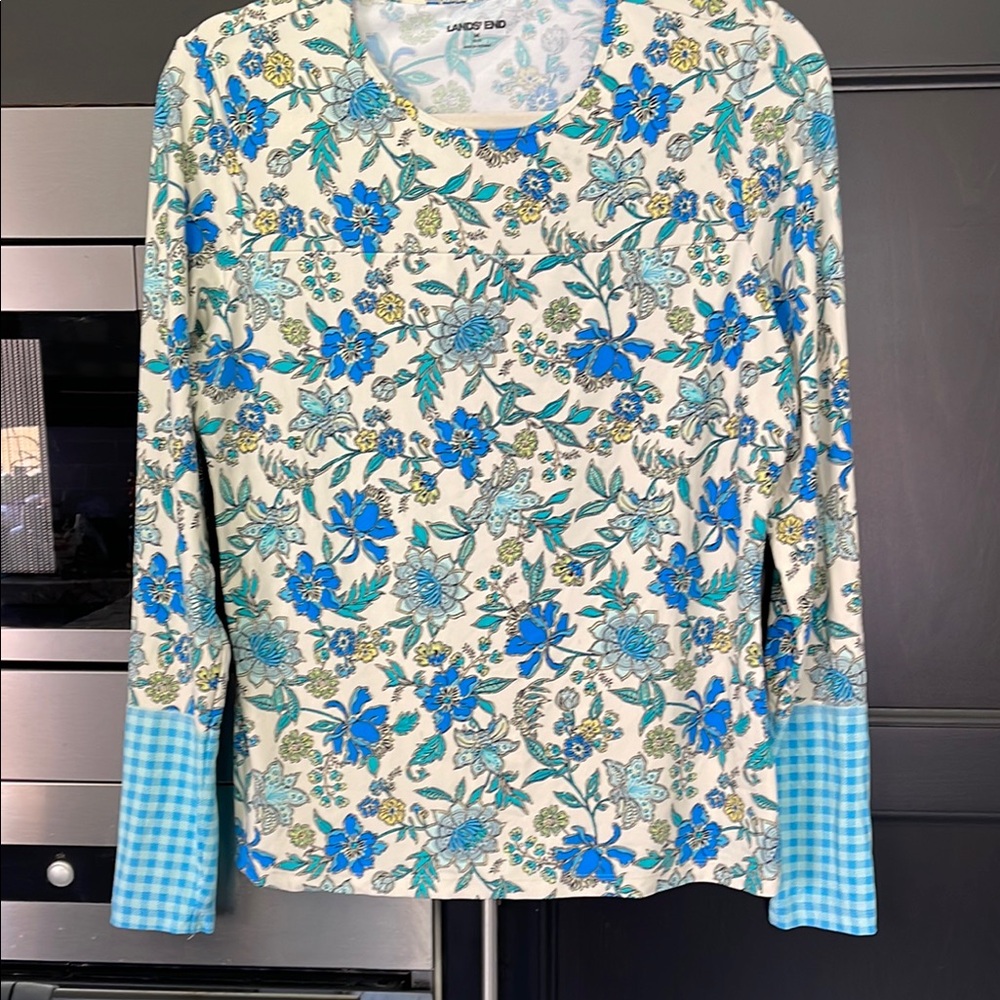 Lands End Swim Shirt Sz. M